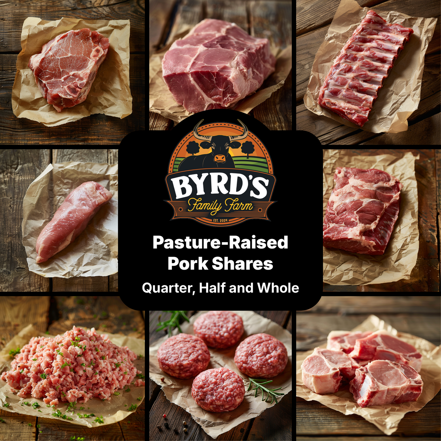 Pasture-Raised Bulk Pork Shares